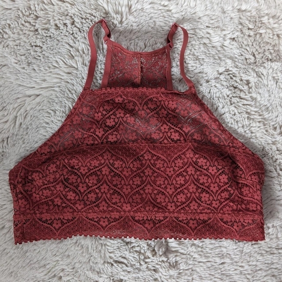 2/$25 Aerie Lace Halter Bralette - Picture 5 of 7
